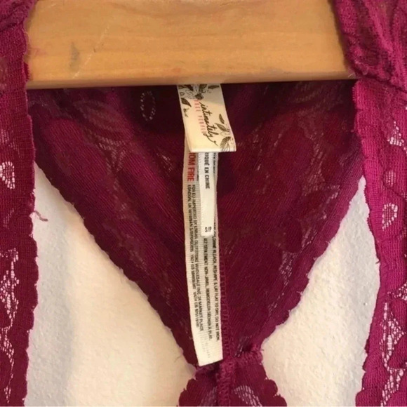 Intimately Free People Galloon Lace Racerback Bra Bundle of‎ 2 Bralettes Size S - Picture 10 of 11